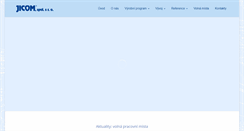 Desktop Screenshot of jicom.cz