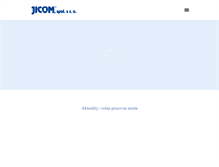 Tablet Screenshot of jicom.cz